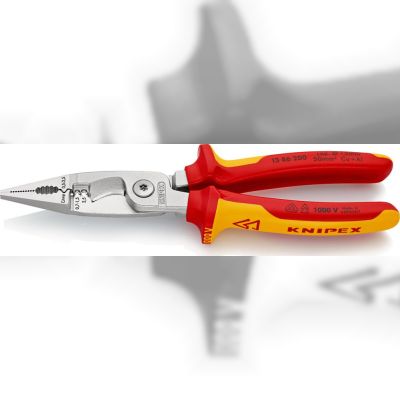 Електромонтажні кліщі KNIPEX 200 мм (13 86 200)