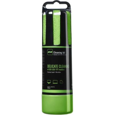 Набор для чистки 2E 150ml Liquid for LED/LCD + салфетка,Green (2E-SK150GR)