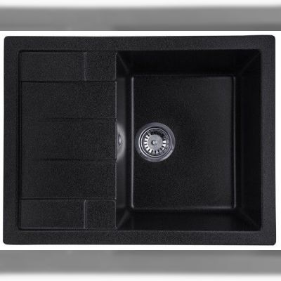 Кухонна мийка Kroner KRP Komposit GRB-6550, 8 мм (CV027412)