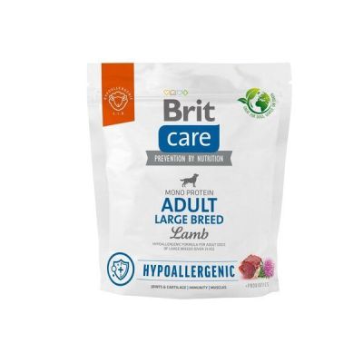 Корм для собак больших пород Brit Care Dog Hypoallergenic Adult Large Breed гипоаллергенный с ягненком 1кг