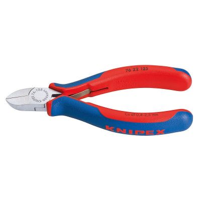 Кусачки бокові для електромеханіка Knipex 125 мм (76 22 125)