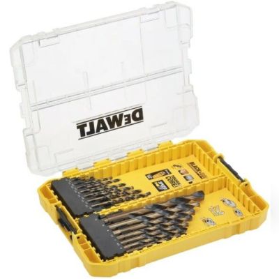 Набір свердел по металу DeWALT Black & Gold HSS-G DT70755, 21 шт, кейс