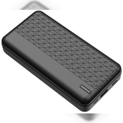 Портативный аккумулятор 2Е 20000mAh Geometry PD+QC 18W, Black (2E-PB2072PD-BLACK)
