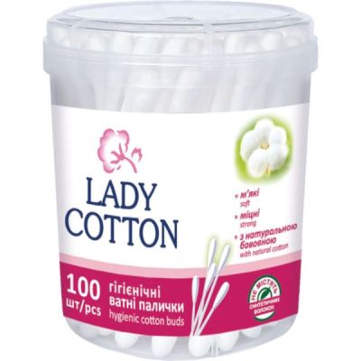 Палочки ватные Lady Cotton 100шт