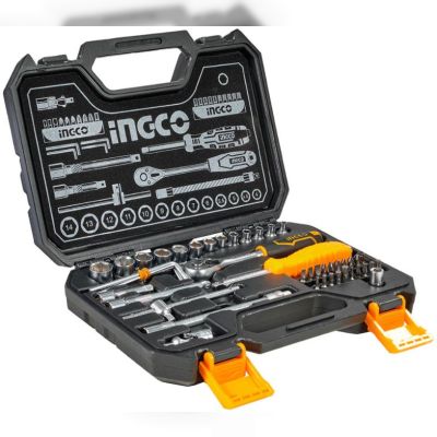 Набір головок торцевих з тріскачкою INGCO 1/4 "45 шт (HKTS14451)