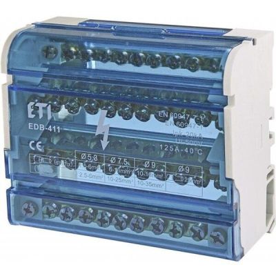 Блок распределительный ETI EDB-411 4p, 3L+PE/N, 125A (1102304)