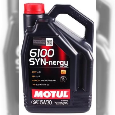 Моторна олива Motul 6100 Syn-nergy, 5W30 5 л (107972)