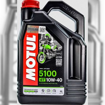 Моторна олива Motul 5100 4T, 10W40 4 л (104068)