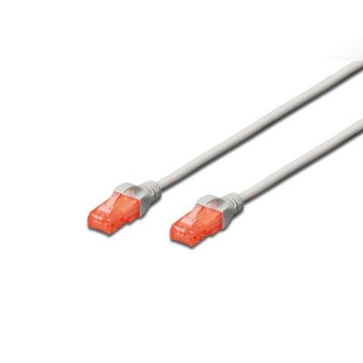 Патч-корд DIGITUS CAT 6 S-FTP, 0.25м, AWG 27/7, LSZH, серый