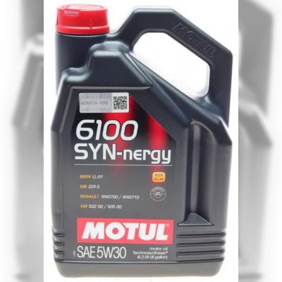 Моторна олива Motul 6100 Syn-nergy, 5W30 4 л (107971)