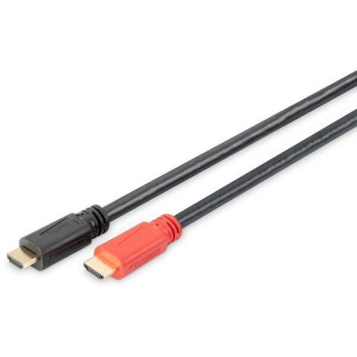 Кабель DIGITUS HDMI UHD 4K, w/Ethernet/Amplifier, тип A M/M, 20 m (AK-330118-200-S)