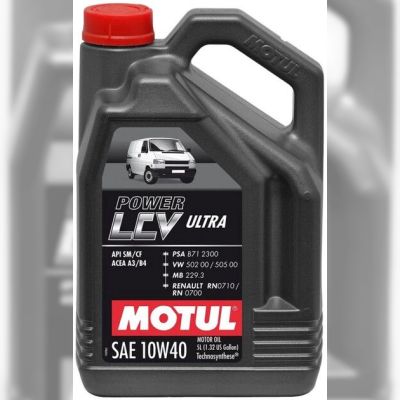 Моторна олива Motul Power LCV Ultra 10W40, 5 л (106156)
