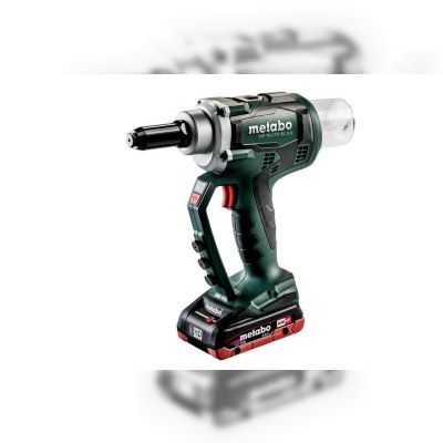 Акумуляторний заклепувач пістолет Metabo NP 18 LTX BL 5.0 LiHD 2x4.0 Ah (619002800)