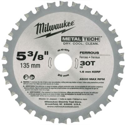 Пильний диск Milwaukee 135x20 мм, 30 зуб. (48404070)