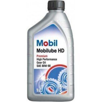 Масло трансмиссионное Mobil Mobilube HD 80W-90 API GL-5, 1л (414202) (142132)