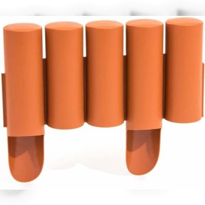 Газонна огорожа Prosperplast PALISADA, 2.7 м, теракотовий (5905197240053)