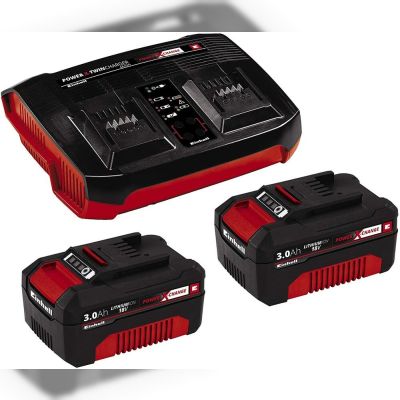 Зарядний пристрій Einhell Twincharger Kit 2x 3,0Ah (4512083)