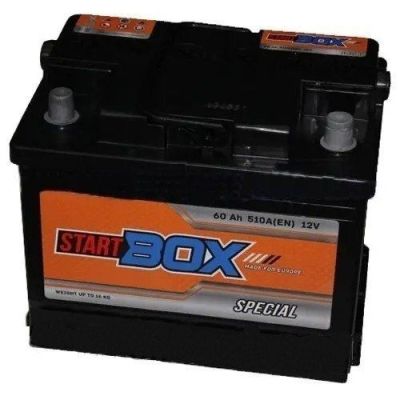 Автомобильный аккумулятор StartBox 60Ah-12v SpeciaL+, R+, EN510 (5237931138)