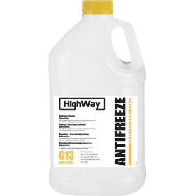 Антифриз Highway Antifreeze G13 концентрат Желтый 3,78л (131403940) (10111)