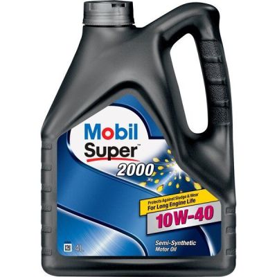 Масло моторное Mobil Super 2000 X1 10W-40, 4л (1907395775) (150018)