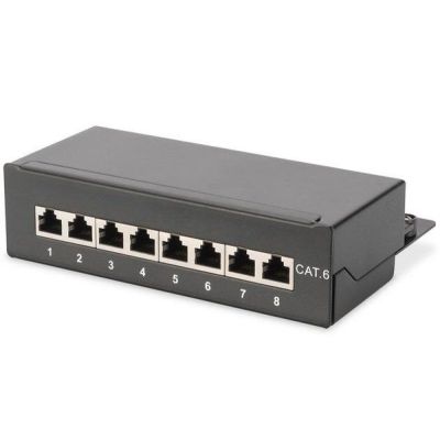 Патч-панель DIGITUS Desktop, 8 портов, 6 STP в сборе (DN-91608SD)