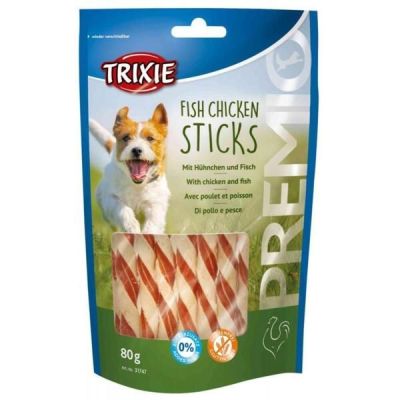 Лакомство для собак Trixie PREMIO Fish Chicken Sticks курица/рыба 80гр