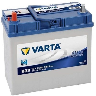 Автомобильный аккумулятор Varta 45Ah-12v BD (B33), L+, EN330 Азия, клеммы тонкие (5237159)