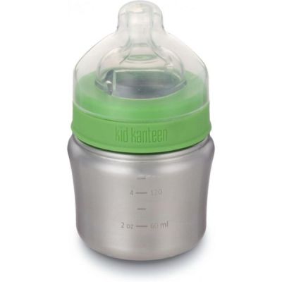 Бутылочка для кормления Kid Kanteen Baby Bottle Brushed Stainless 148 мл (0–6 месяцев)