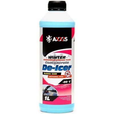 Омыватель Axxis зимний концентрат -80°С Bubble GUM, 1л (48021308707) (ax-1102)