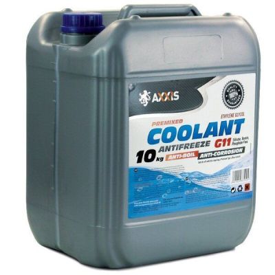 Антифриз Axxis Blue G11 Сoolant Синий 10кг (48021029832) (AX-2012)