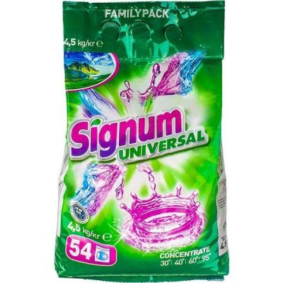 Стиральный порошок Signum Universal 4,5 кг