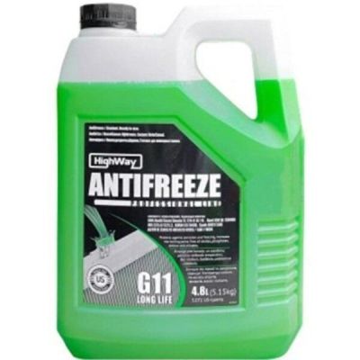 Антифриз Highway Antifreeze -40°C Long Life G11 Зеленый 4,8л (131401323) (10126)