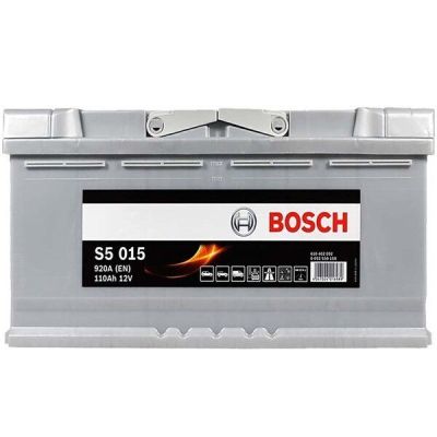 Автомобильный аккумулятор Bosch 110Ah-12v (S5015), R+, EN920 (5237808870) (0092S50150)
