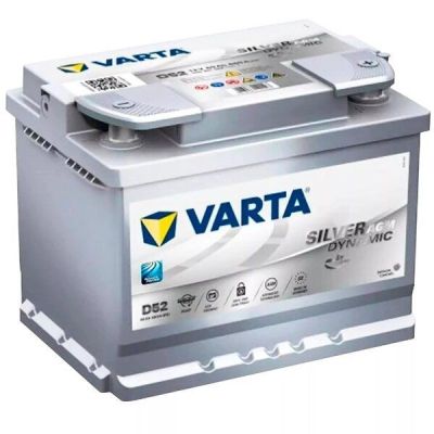 Автомобильный аккумулятор Varta 60Ah-12v Silver Dynamic AGM (D52), R+, EN680 (5237301329)