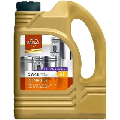 Масло моторное Brexol Ultra Plus GN 5W40 API SN/CF LS, 4л (48021134649)