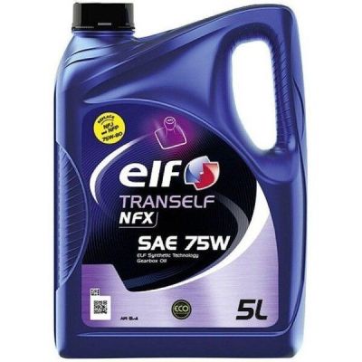Масло трансмиссионное Elf Tranself NFX SAE 75W, 5л (41021307396) (223530)