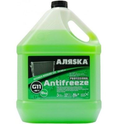 Антифриз Аляsка Antifreeze -30°C Зеленый 10кг (48021373737) (9009)