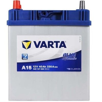 Автомобильный аккумулятор Varta 40Ah-12v BD (A15), L+, EN330 Азия, клеммы тонкие (5237157) (540 127 033)