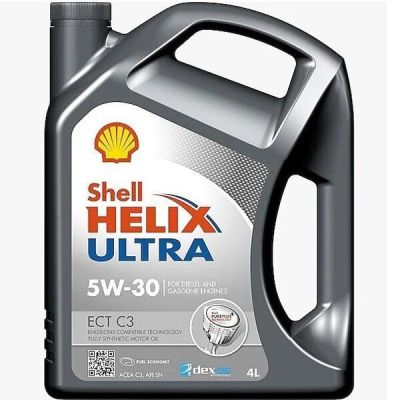 Масло моторное Shell Helix Ultra ECT C3 5W-30 SN/CF, 4л (4102817160) (550050441)