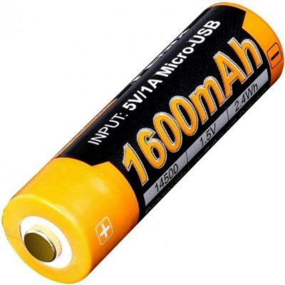 Аккумулятор 14500 Fenix ARB-L14-1600Umicro usb