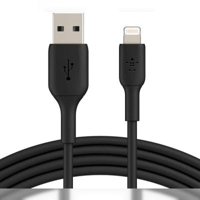 Кабель Belkin USB-A-Lightning 1m PVC Black