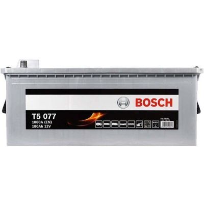Автомобильный аккумулятор Bosch 180Ah-12v (T5077), обратн, EN1000 (5237437133)