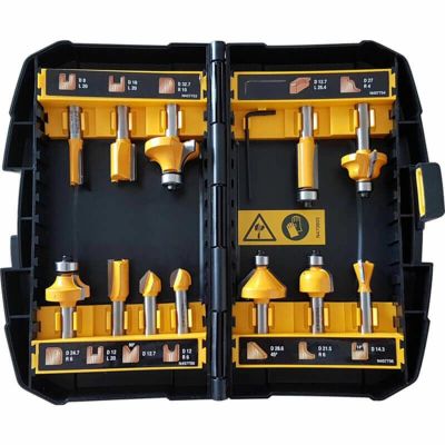 Набір фрез для фрезерів DeWALT d8 мм 12 шт (DT90016)