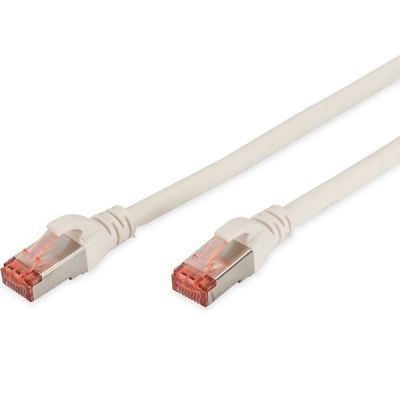 Патч-корд DIGITUS CAT 6 S-FTP, 1м, AWG 27/7, LSZH, белый