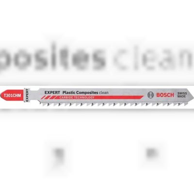 Пиляльне полотно Bosch EXPERT Plastic Composites Clean T301CHM, 3 шт. (2608900566)