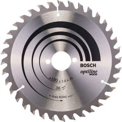 Пиляльний диск Bosch 190x30 36T Optiline (2608640616)