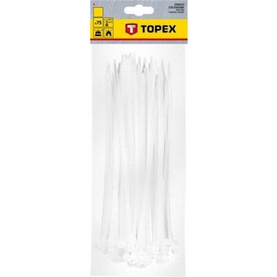 Хомуты Topex 44E979 4,8x300мм 75 шт.