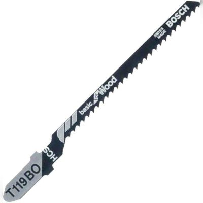 Пилки для лобзика Bosch T 119 ВO Basic for Wood HCS (2608637879) 100 шт