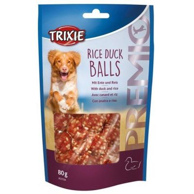 Лакомство для собак Trixie PREMIO Rice Duck Balls утиные шарики с рисом 80гр