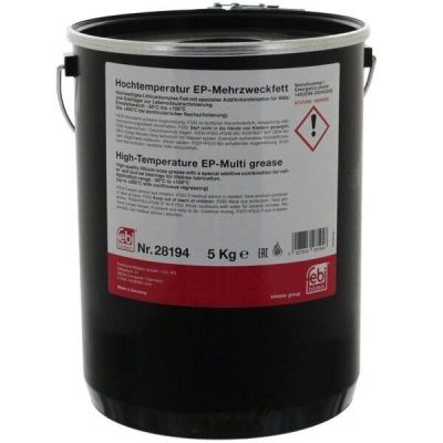 Смазка Febi Bilstein высокотемпературная (Зеленая) универсальная 5кг (41021045241) (28194)